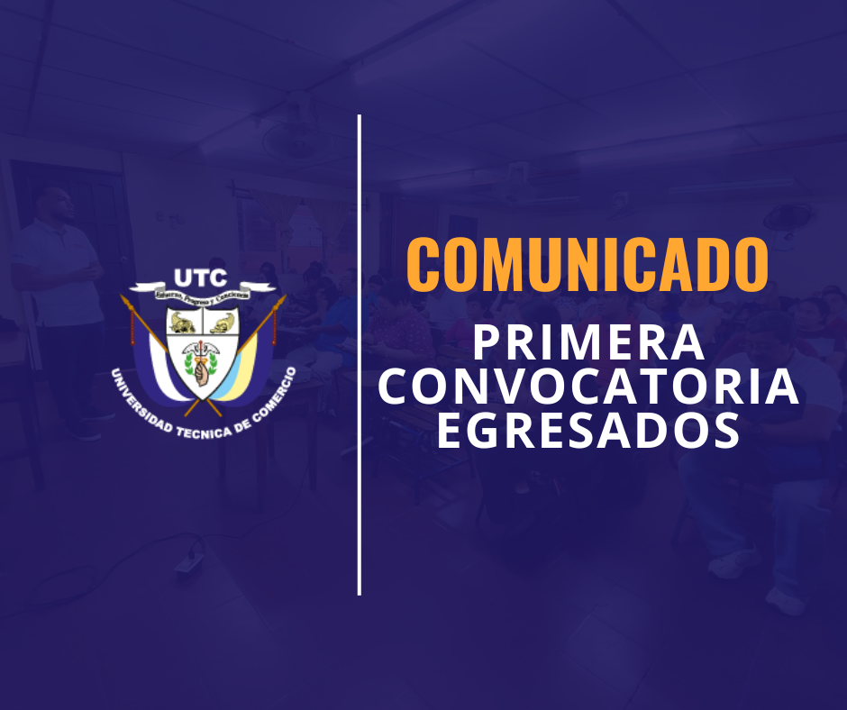 Primera Convocatoria de Egresados